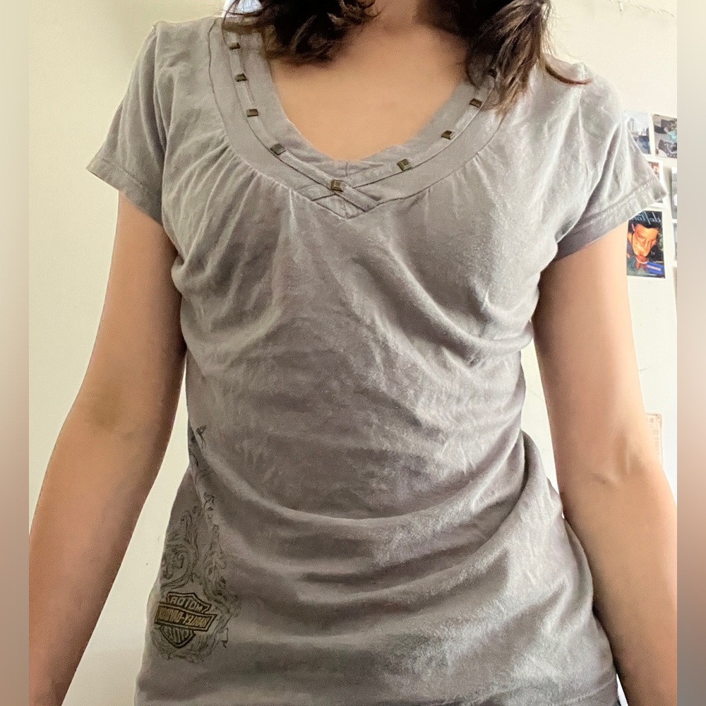 Y2K Harley Davidson Top